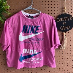 Nike Cropped Tee Size Medium